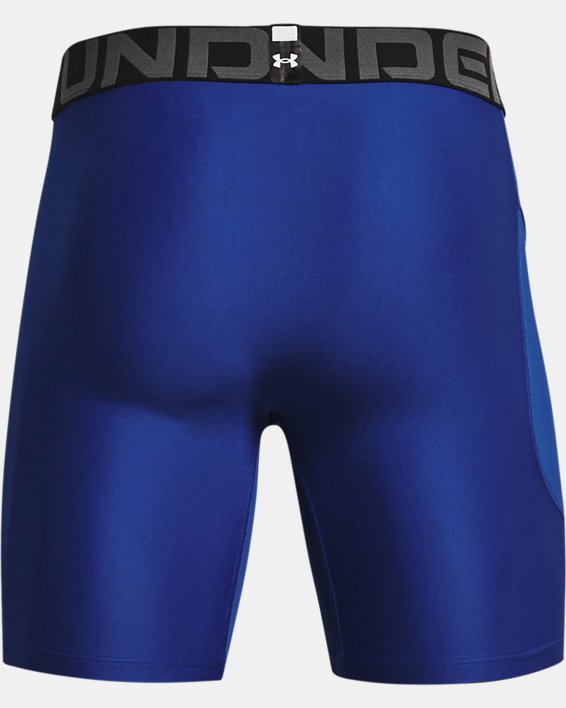 Men's HeatGear® Armour Compression Shorts, Blue, pdpMainDesktop image number 5